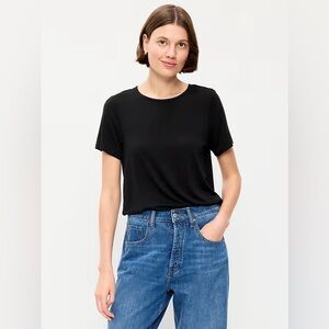 Old Navy Black ‘Luxe’ Short Sleeve Tee